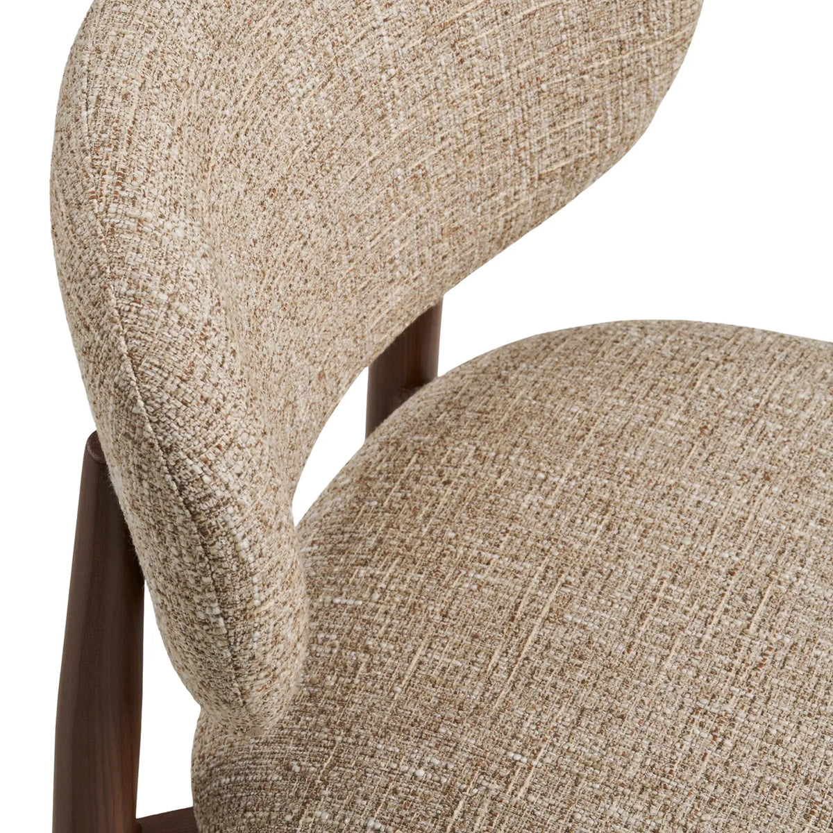 House Nordic Isola Matstol 2-Pack, Ljusbrun/Mörkbrun