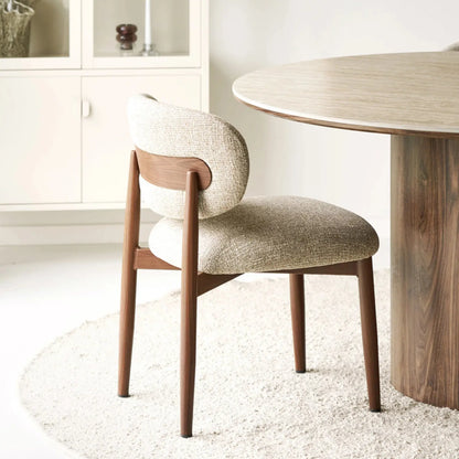 House Nordic Isola Matstol 2-Pack, Ljusbrun/Mörkbrun