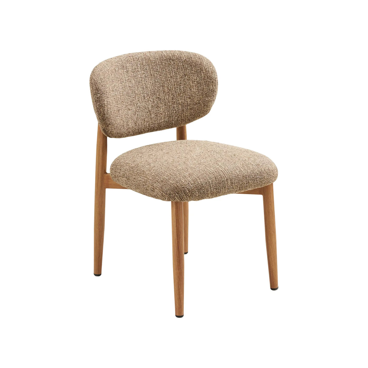 House Nordic Isola Matstol 2-Pack, Mörkbrun/Natur