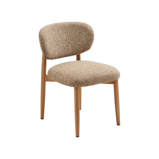 House Nordic Isola Matstol 2-Pack, Mörkbrun/Natur