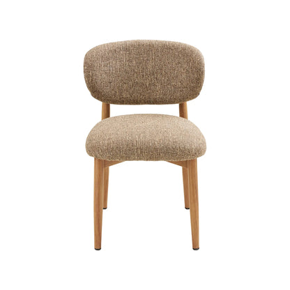 House Nordic Isola Matstol 2-Pack, Mörkbrun/Natur