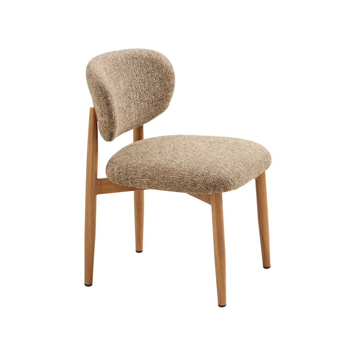 House Nordic Isola Matstol 2-Pack, Mörkbrun/Natur