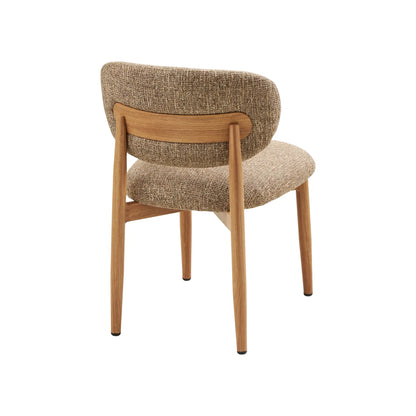 House Nordic Isola Matstol 2-Pack, Mörkbrun/Natur
