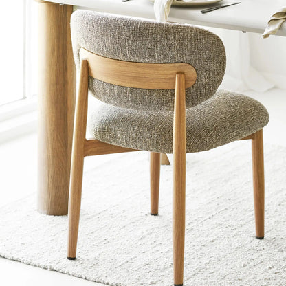 House Nordic Isola Matstol 2-Pack, Mörkbrun/Natur