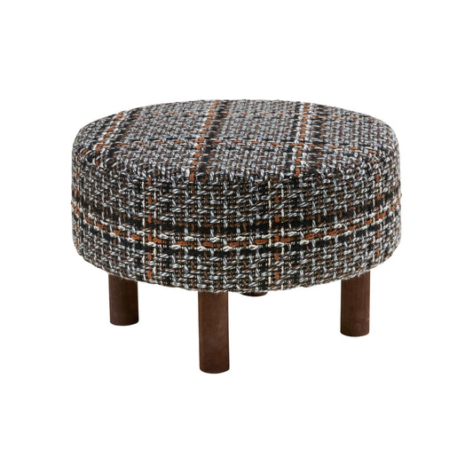 House Nordic Falkirk Puff Ø50x36 cm, Svart