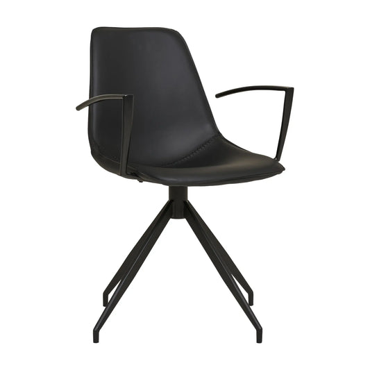 House Nordic, Monaco Matstol 2-Pack, Svart