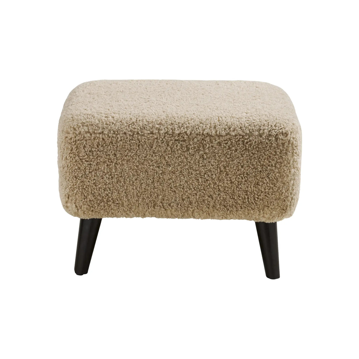House Nordic Lunaro Puff 42x54x39 cm, Ljusbrun