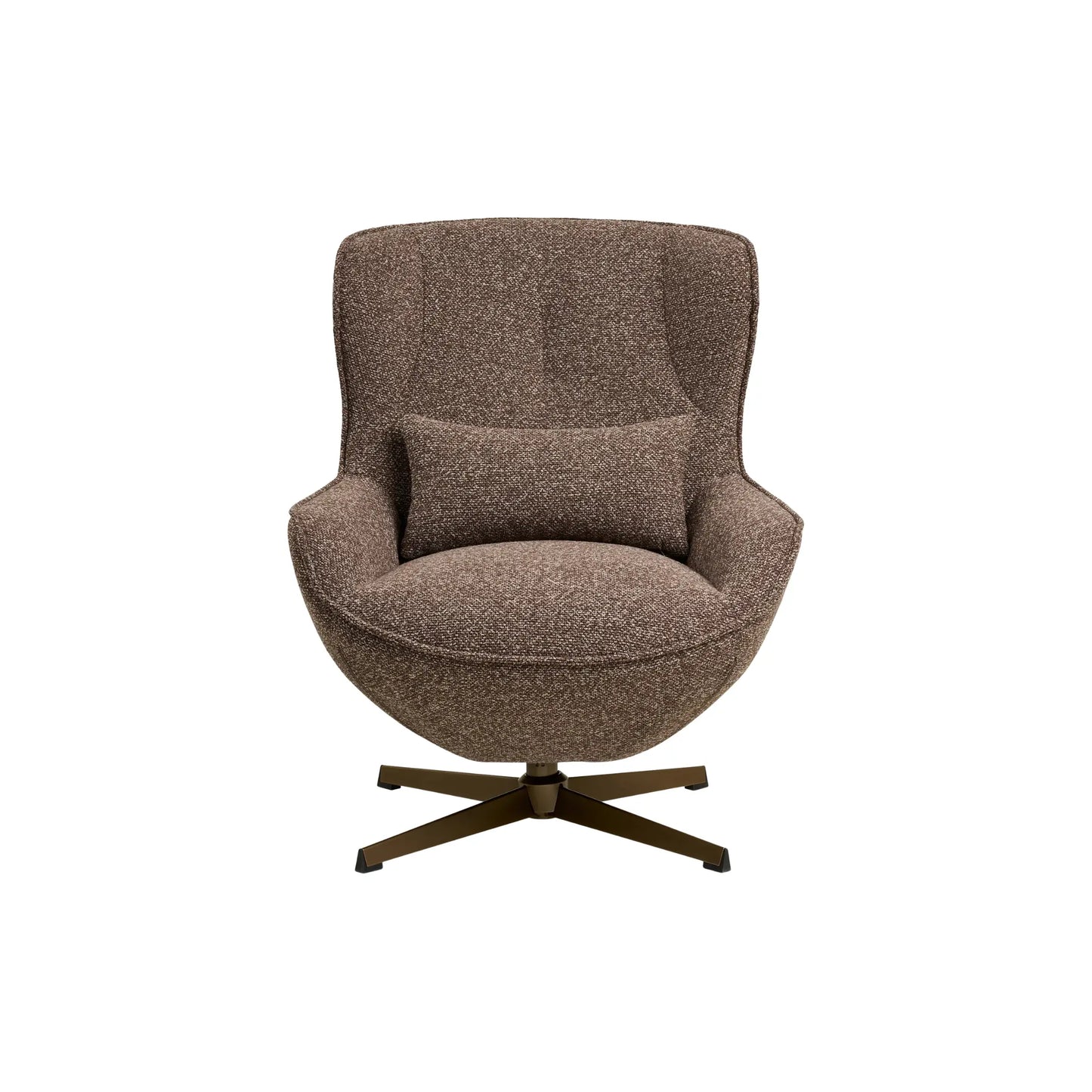 House Nordic Blenheim Loungefåtölj med snurrfunktion, Brun
