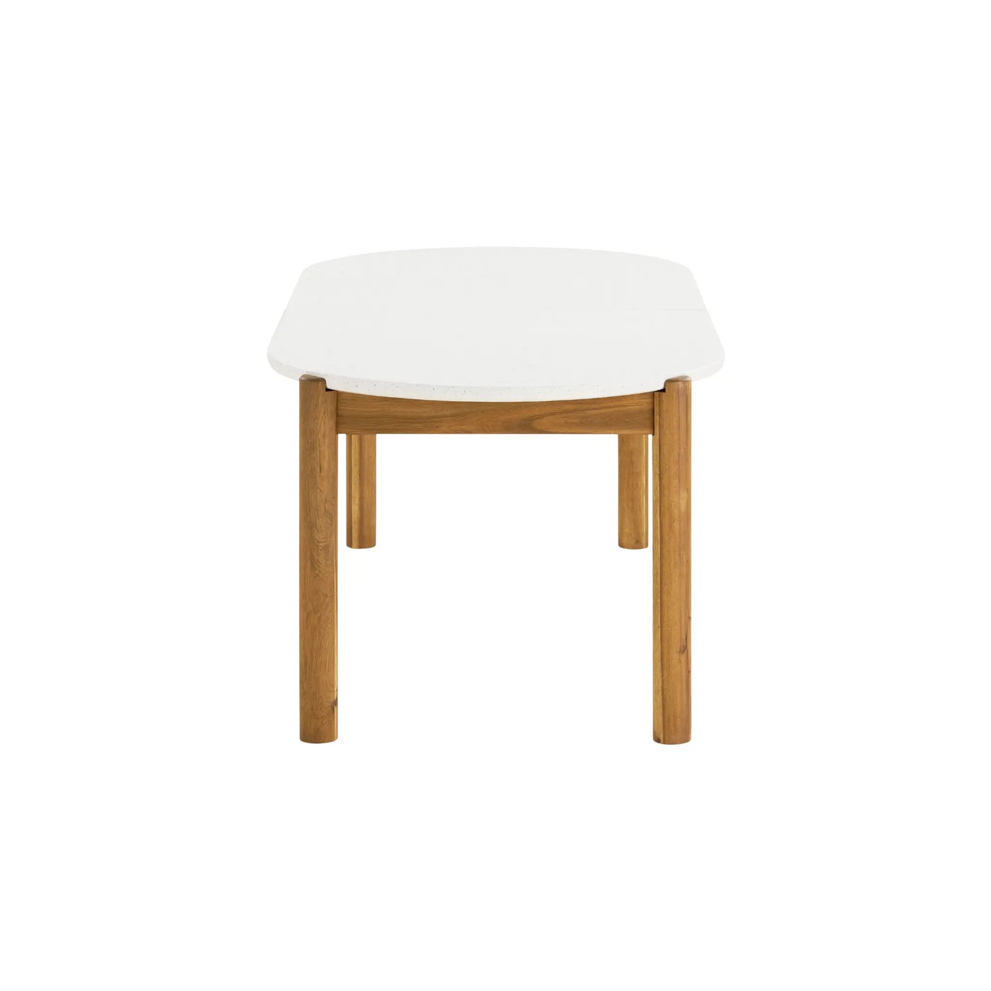 House Nordic Terracina Matbord 95x210 cm, Natur/Vit