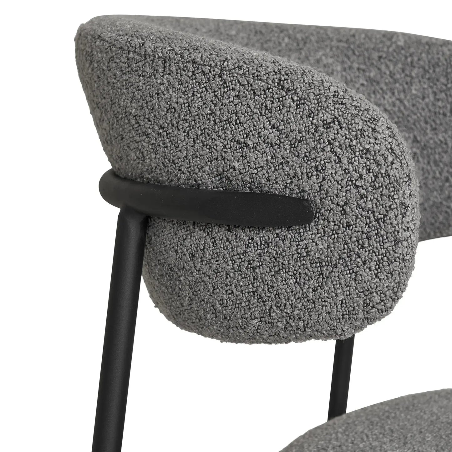 House Nordic Mira Matstol 2-Pack, Ljusgrå
