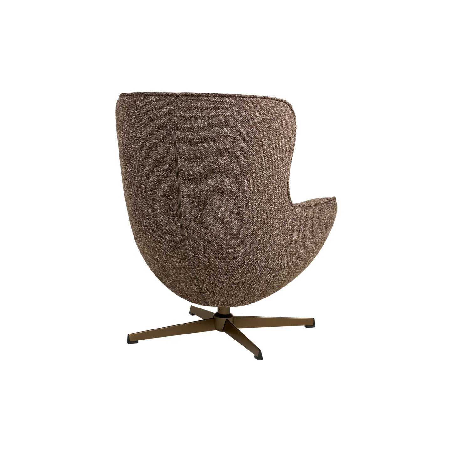 House Nordic Blenheim Loungefåtölj med snurrfunktion, Brun