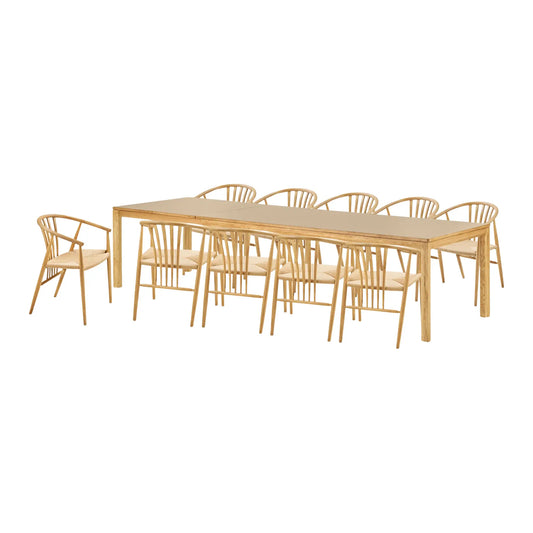 House Nordic Bowen & Agustin Matgrupp 320 cm, Natur