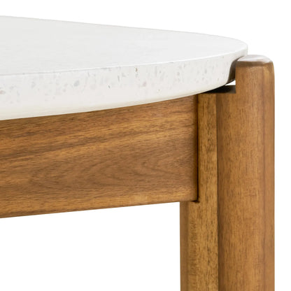 House Nordic Terracina Matbord 95x210 cm, Natur/Vit