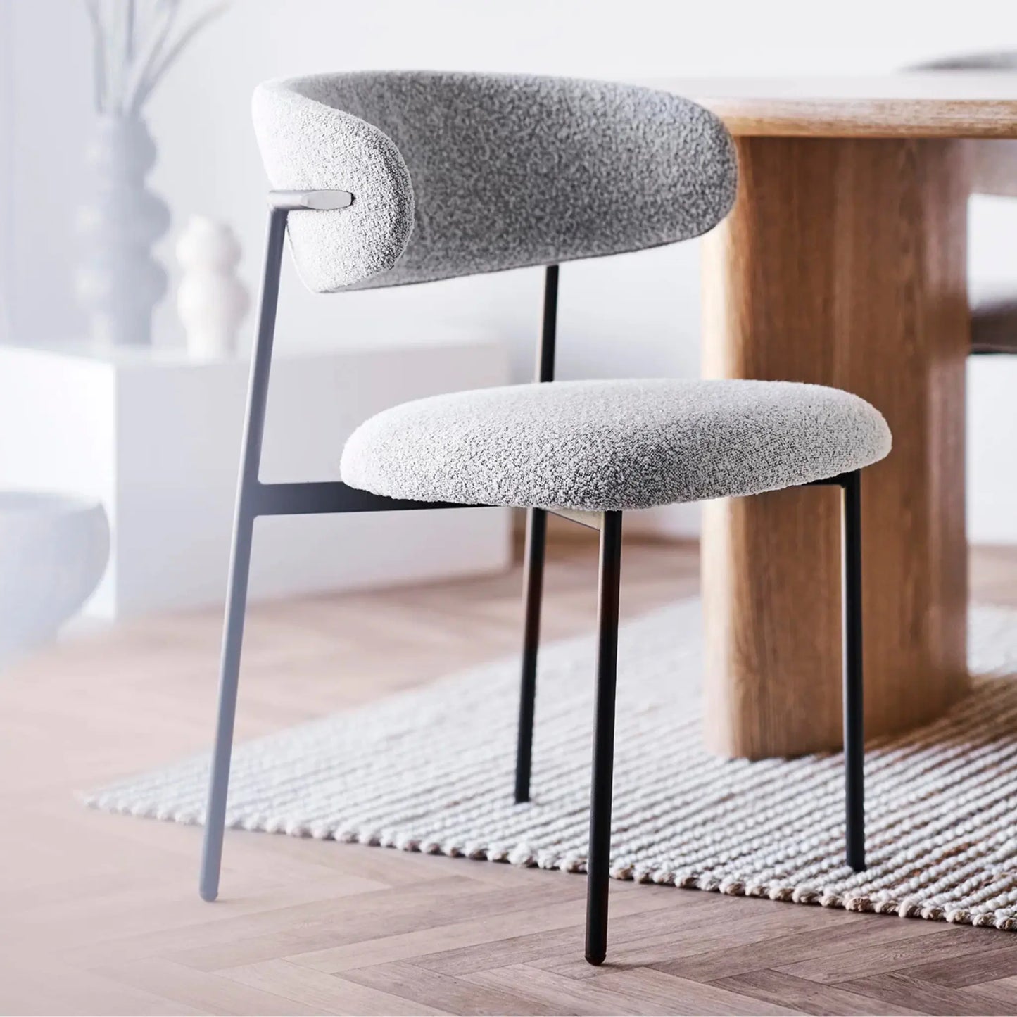 House Nordic Mira Matstol 2-Pack, Sand