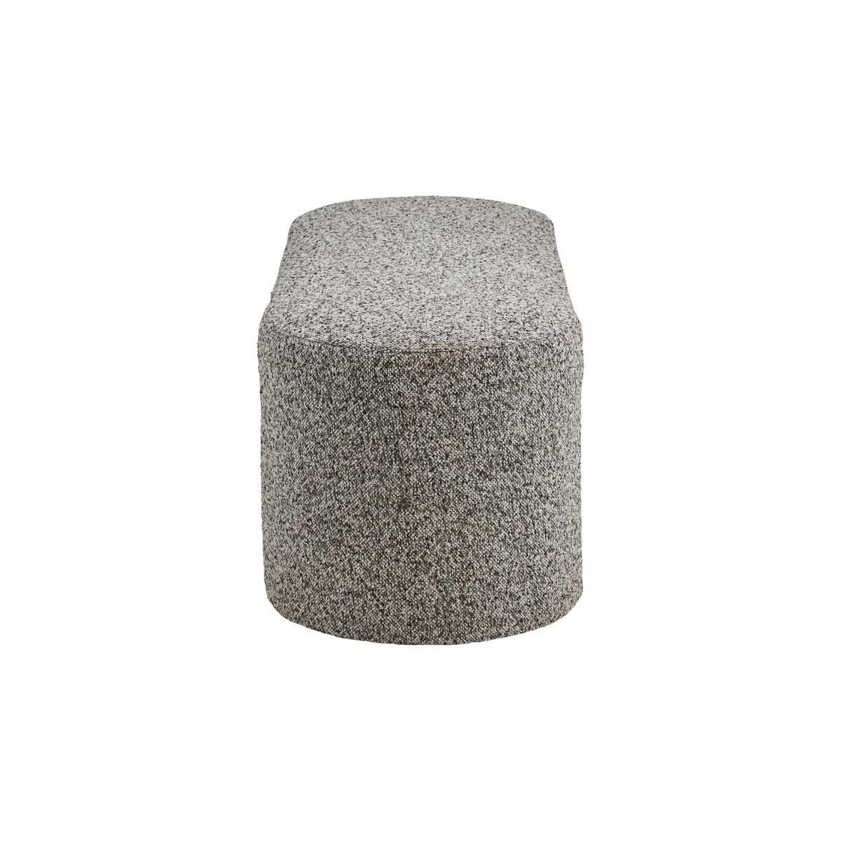 House Nordic Westport Bänk 120x45x44 cm, Svart/Vit