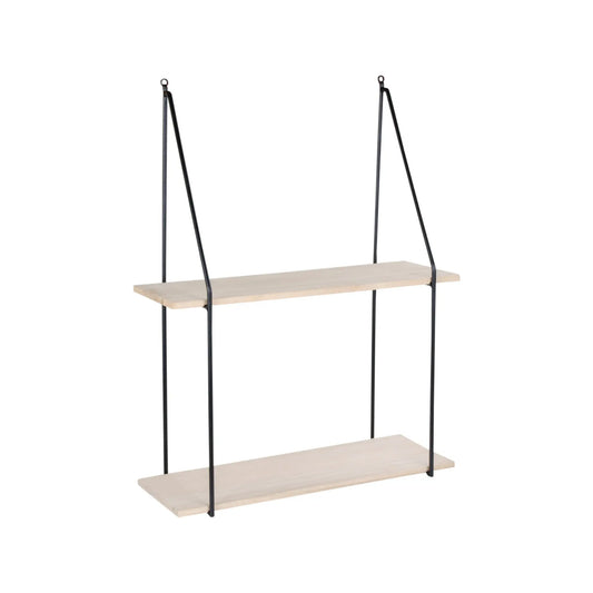 House Nordic, Haag Vägghylla, Svart/Natur