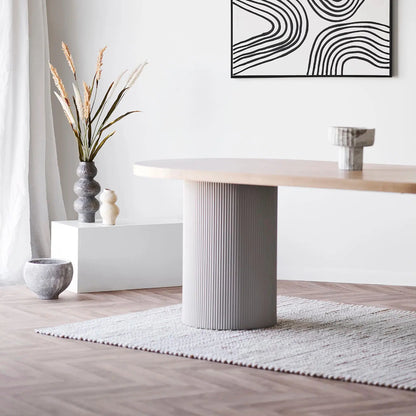 House Nordic Solva Matbord 100x220 cm, Sand/Natur