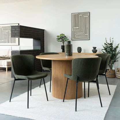 House Nordic Maceda Matstol 2-Pack, Mörkgrön