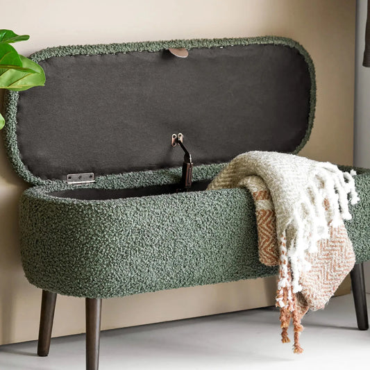 House Nordic Harlow Bänk 95x37x45 cm, Grön
