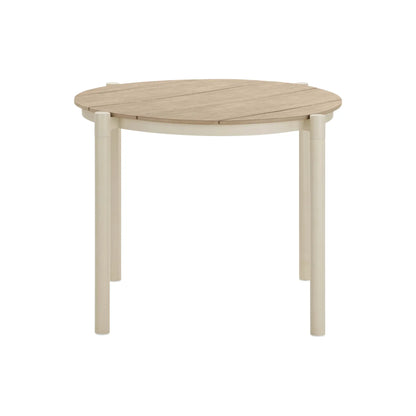 House Nordic Abela Matgrupp Ø90 cm, Sand/Natur