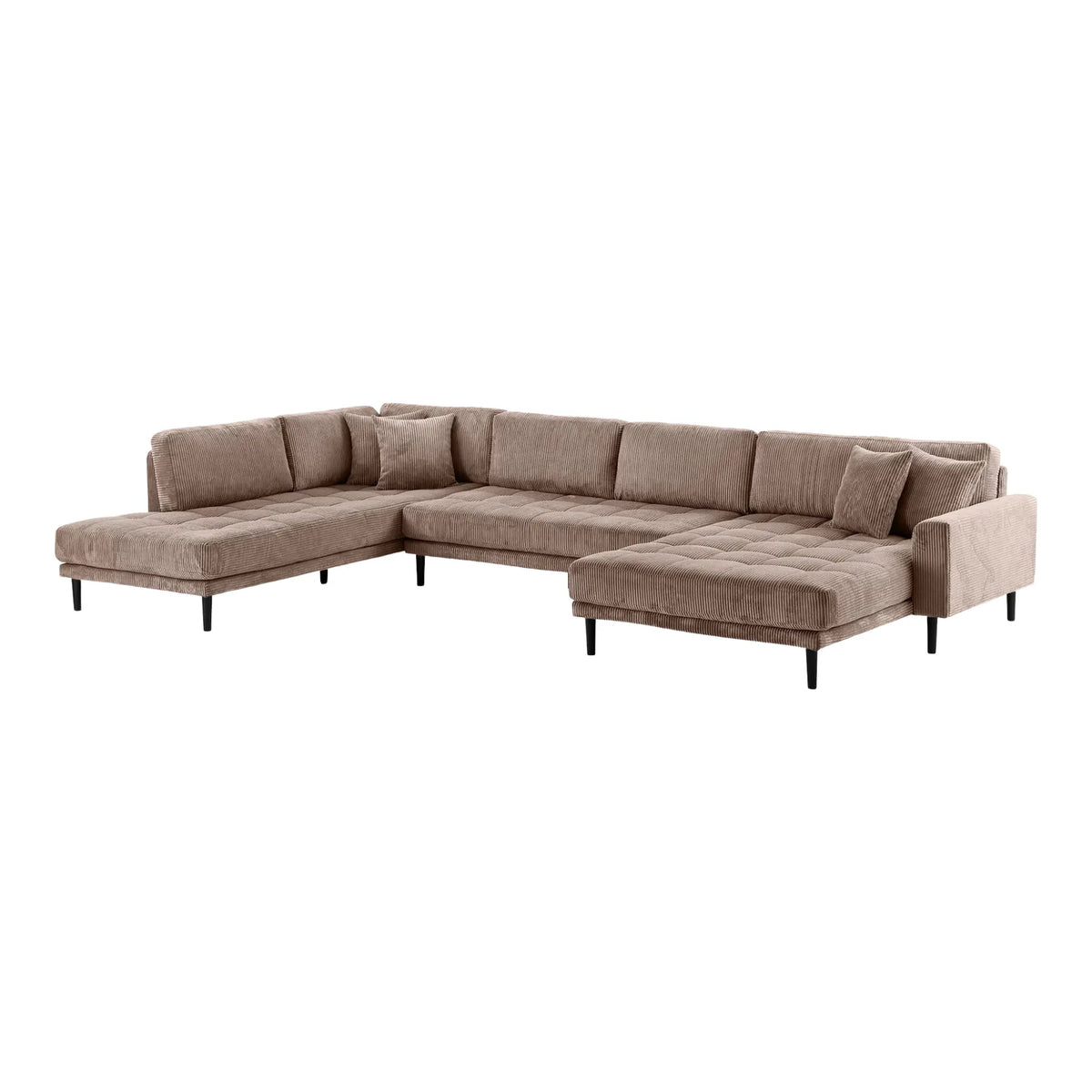 House Nordic Lido U-soffa, Brun