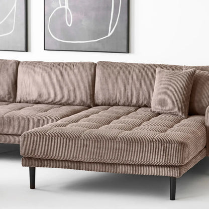 House Nordic Lido U-soffa, Brun