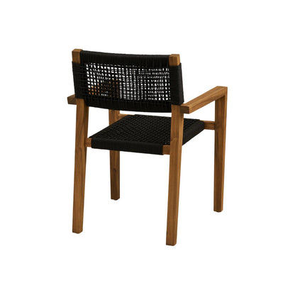 House Nordic Anzio Matstol 2-Pack, Natur/Svart
