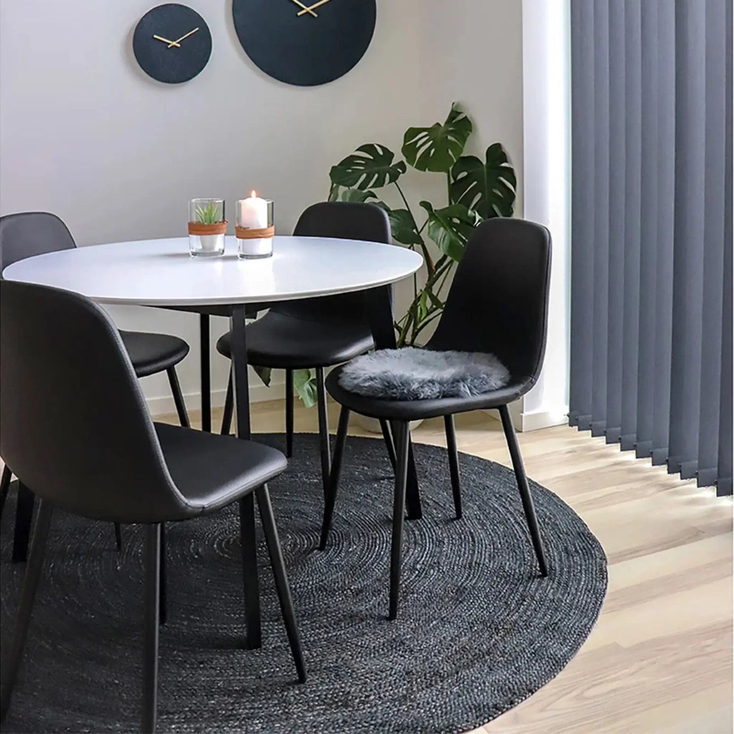 House Nordic Stockholm Matstol 2-Pack, Svart