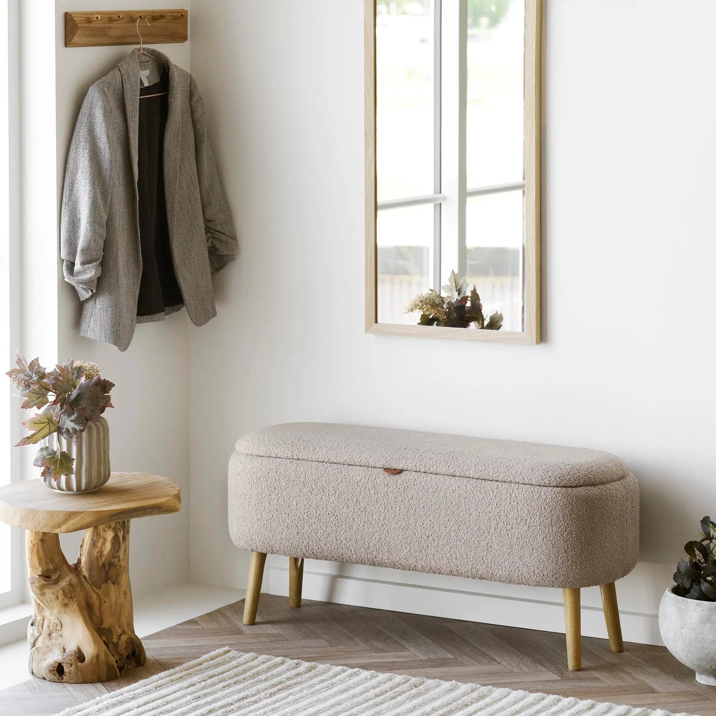House Nordic Harlow Bänk, Beige
