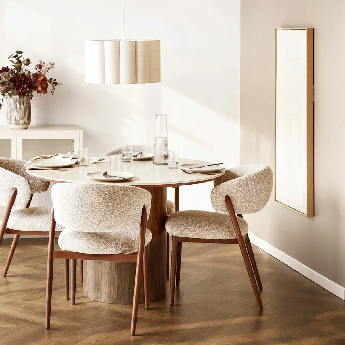 House Nordic Victoria Väggdekoration Nr 2 60x120 cm, Beige