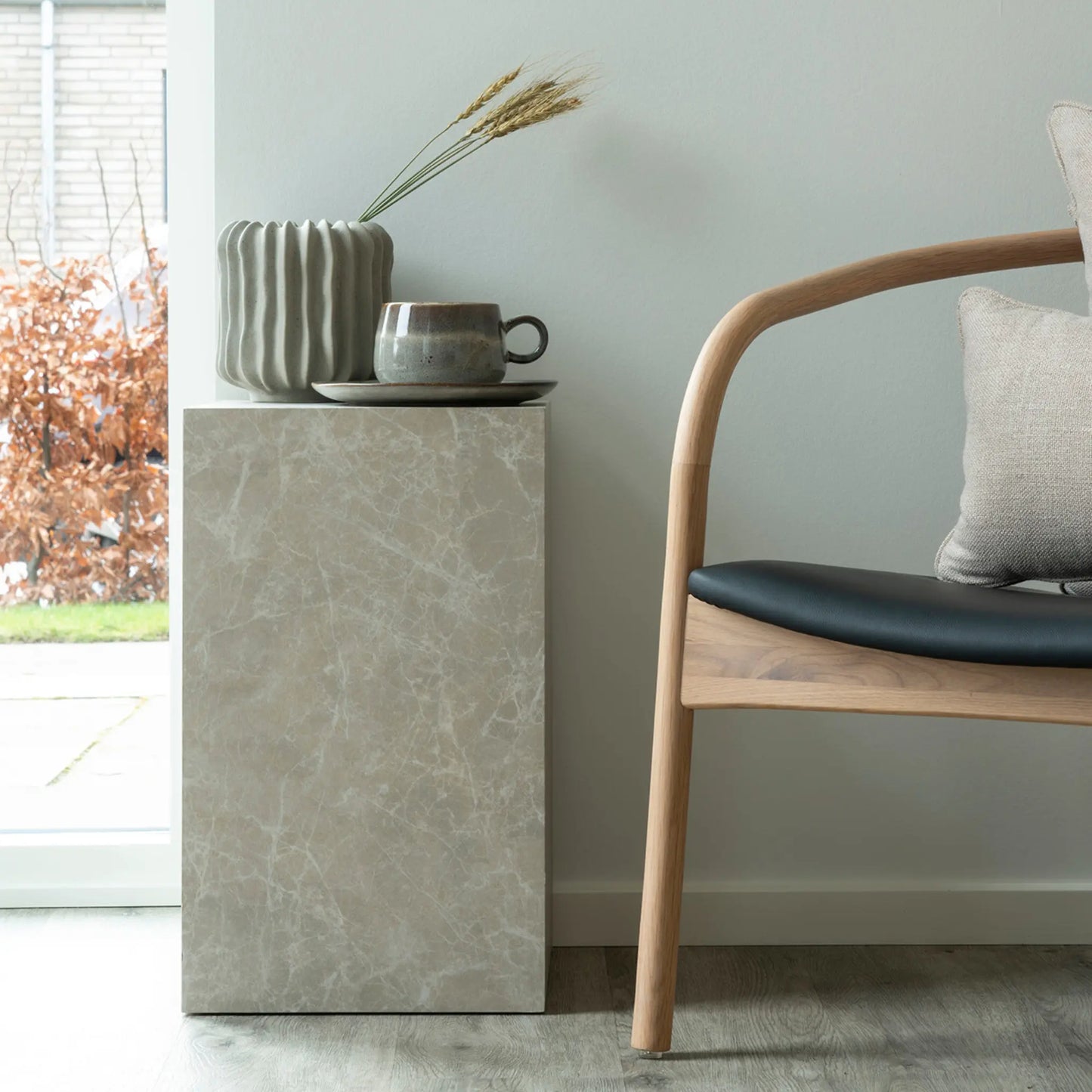 House Nordic, Prague Sidobord, Marmor