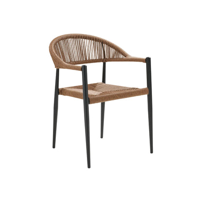 House Nordic Canari Matstol 2-Pack, Natur/Svart