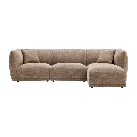 House Nordic Noor Loungesoffa, Brun