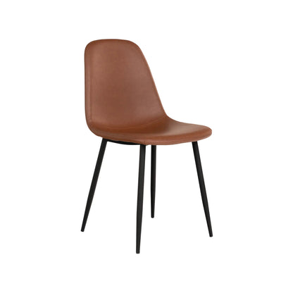 House Nordic Stockholm Matstol 2-Pack, Brun