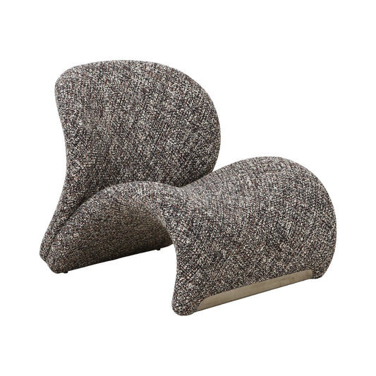 House Nordic, Sofia Loungefåtölj, Mörkbrun Mix