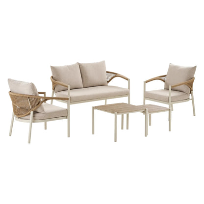 House Nordic Abela Loungeset, Sand/Natur