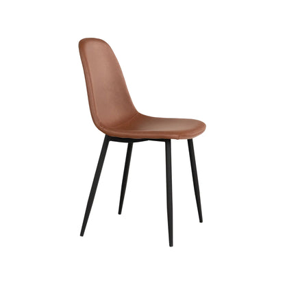 House Nordic Stockholm Matstol 2-Pack, Brun