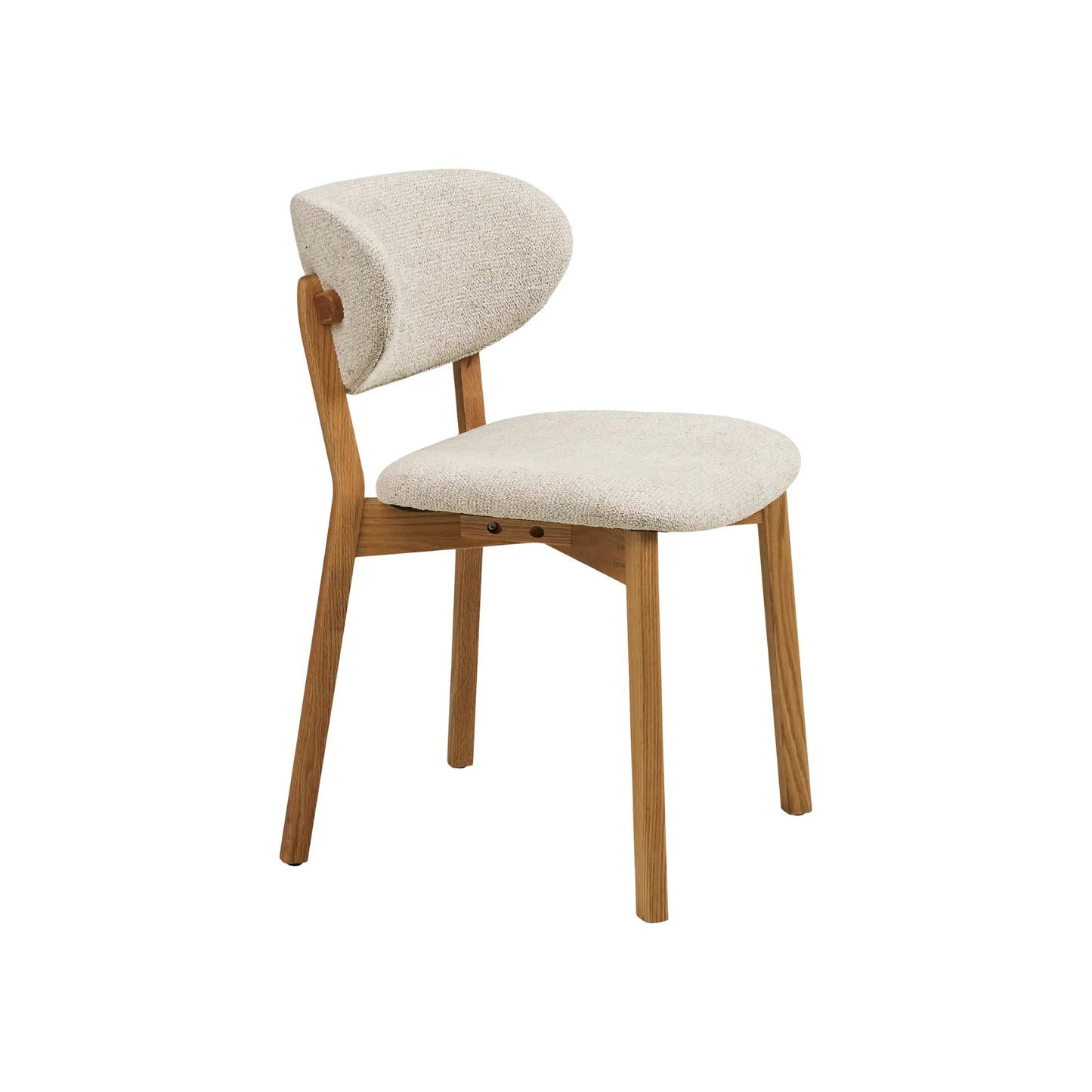 House Nordic Dunkirk Matstol 2-Pack, Natur/Beige
