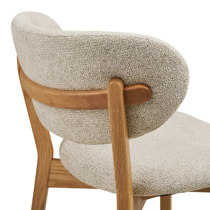 House Nordic Dunkirk Matstol 2-Pack, Natur/Beige