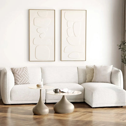 House Nordic Noor Loungesoffa, Offwhite