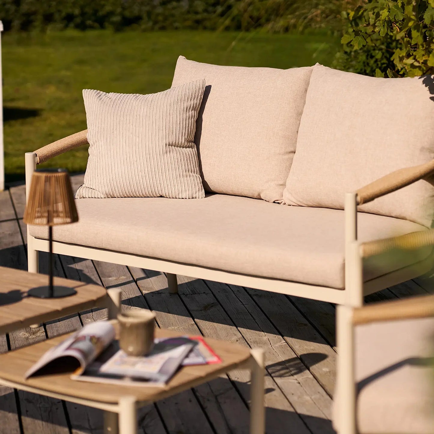 House Nordic Abela Loungeset, Sand/Natur