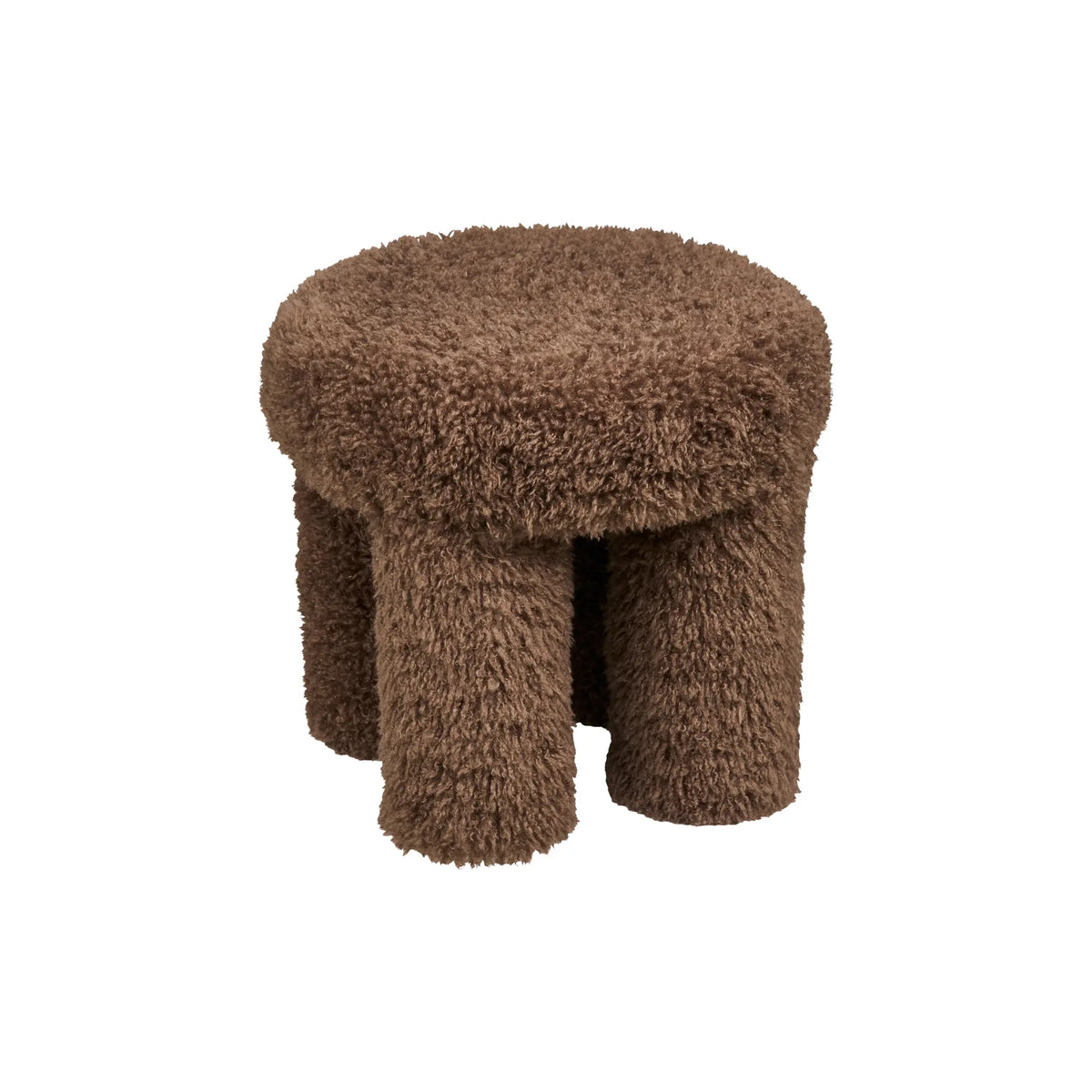 House Nordic Gisborne Puff Ø42x38 cm, Brun