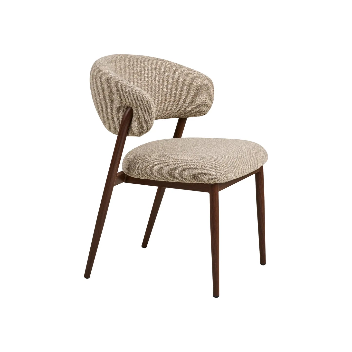 House Nordic Cavi Matstol 2-Pack, Sand/Valnöt