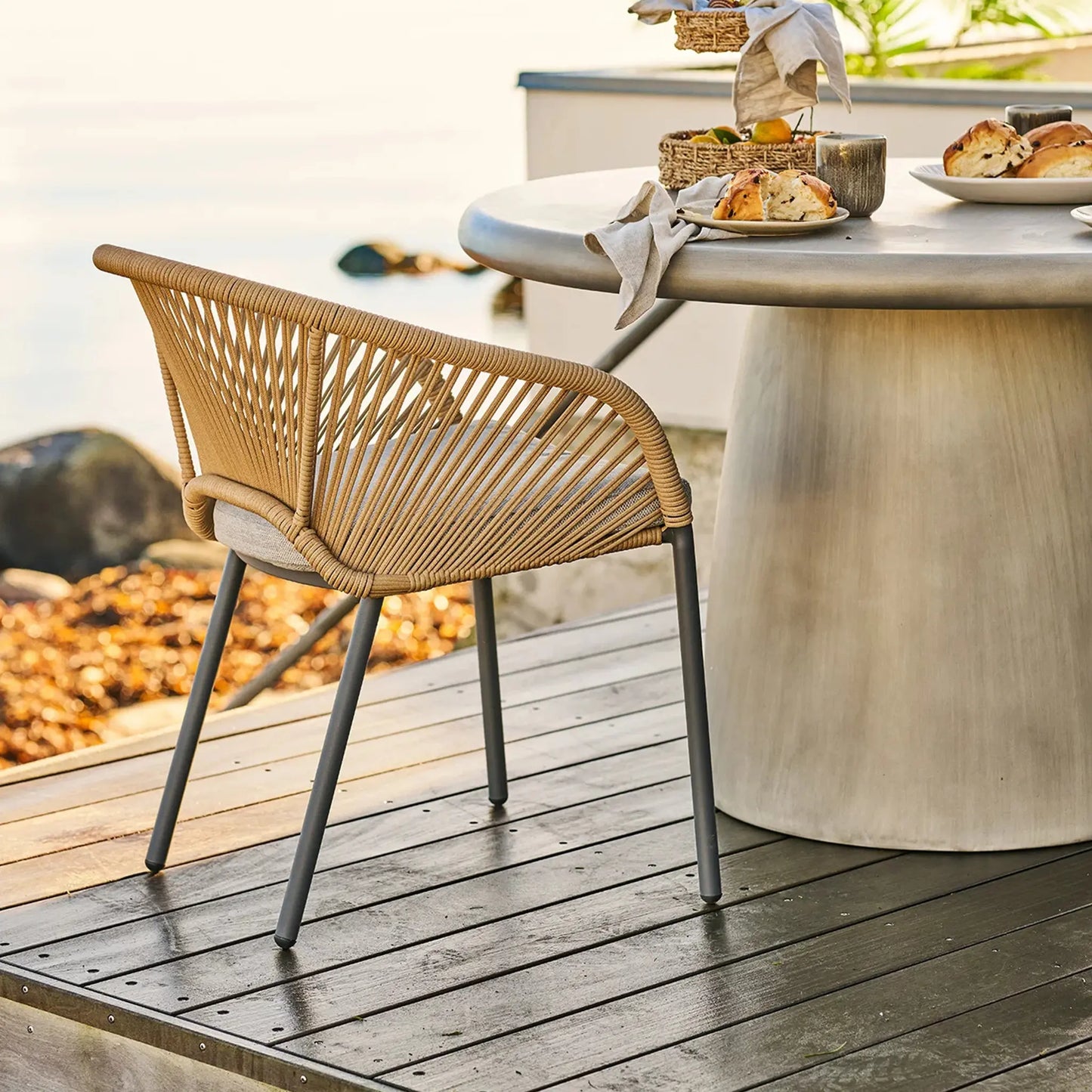 House Nordic Novella Matstol 2-Pack, Beige/Sand