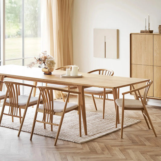 House Nordic Darwin Matbord 100x240-340 cm, Natur
