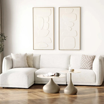 House Nordic Noor Loungesoffa, Offwhite