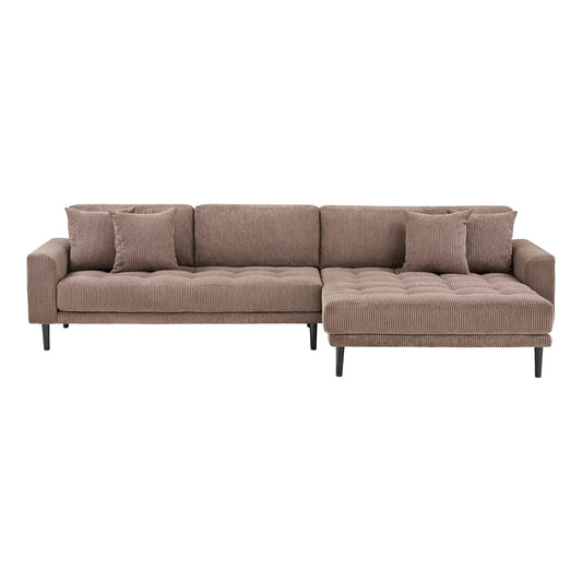 House Nordic Lido Loungesoffa Höger, Brun