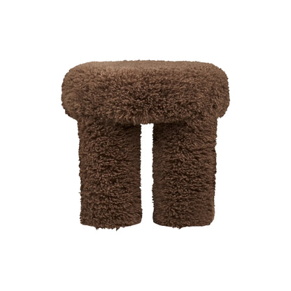 House Nordic Gisborne Puff Ø42x38 cm, Brun