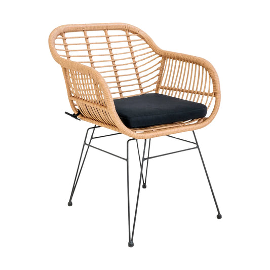 House Nordic, Trieste Karmstol 2-Pack, Natur