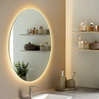 House Nordic Kiama Spegel Ø80 cm, Glas